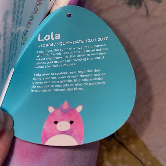 💎🦄➿ULTRA RARE➿Lola Squishmallow BNWT - Picture 6 of 9